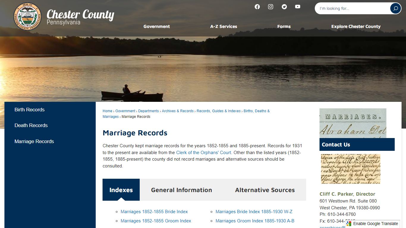 Marriage Records | Chester County, PA - Official Website